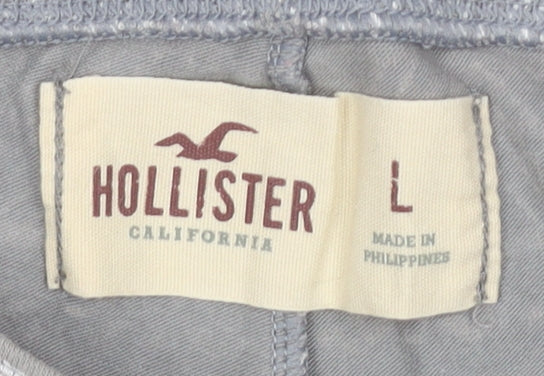 Hollister Women's Grey Geometric Leggings L
