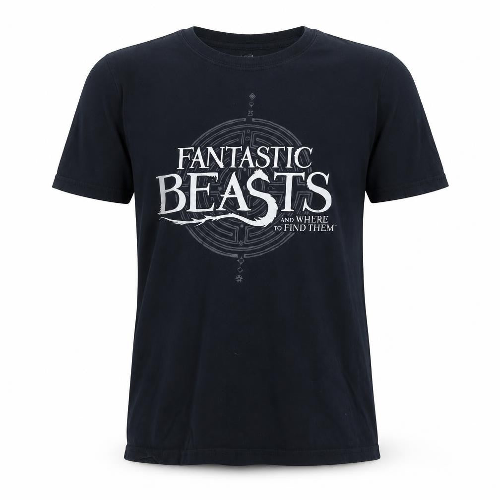 Fantastic Beasts Black Men's Small Graphic T-Shirt