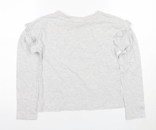 Tu Girls Harry Potter Grey Long Sleeve T-Shirt, Size 12