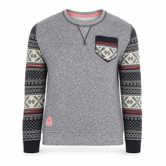 Womens UK S Regular Superdry Grey Pullover Tight-Knit