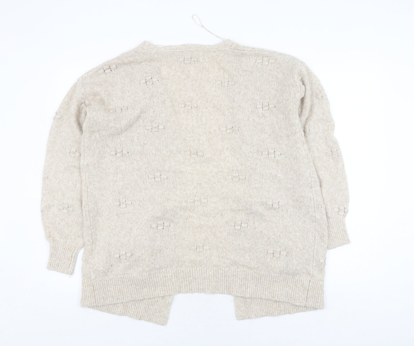 FatFace Women's Beige Cardigan, Size 8, Knit Jumper