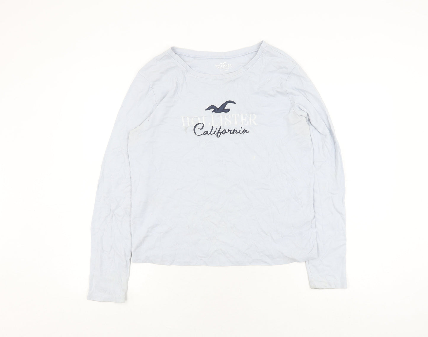 Hollister Women’s Blue Long Sleeve T-Shirt