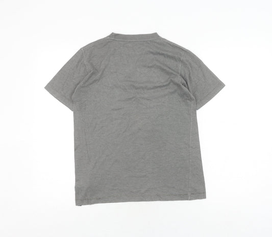 Quiksilver Boys Gray Graphic T-Shirt Size 14 Years