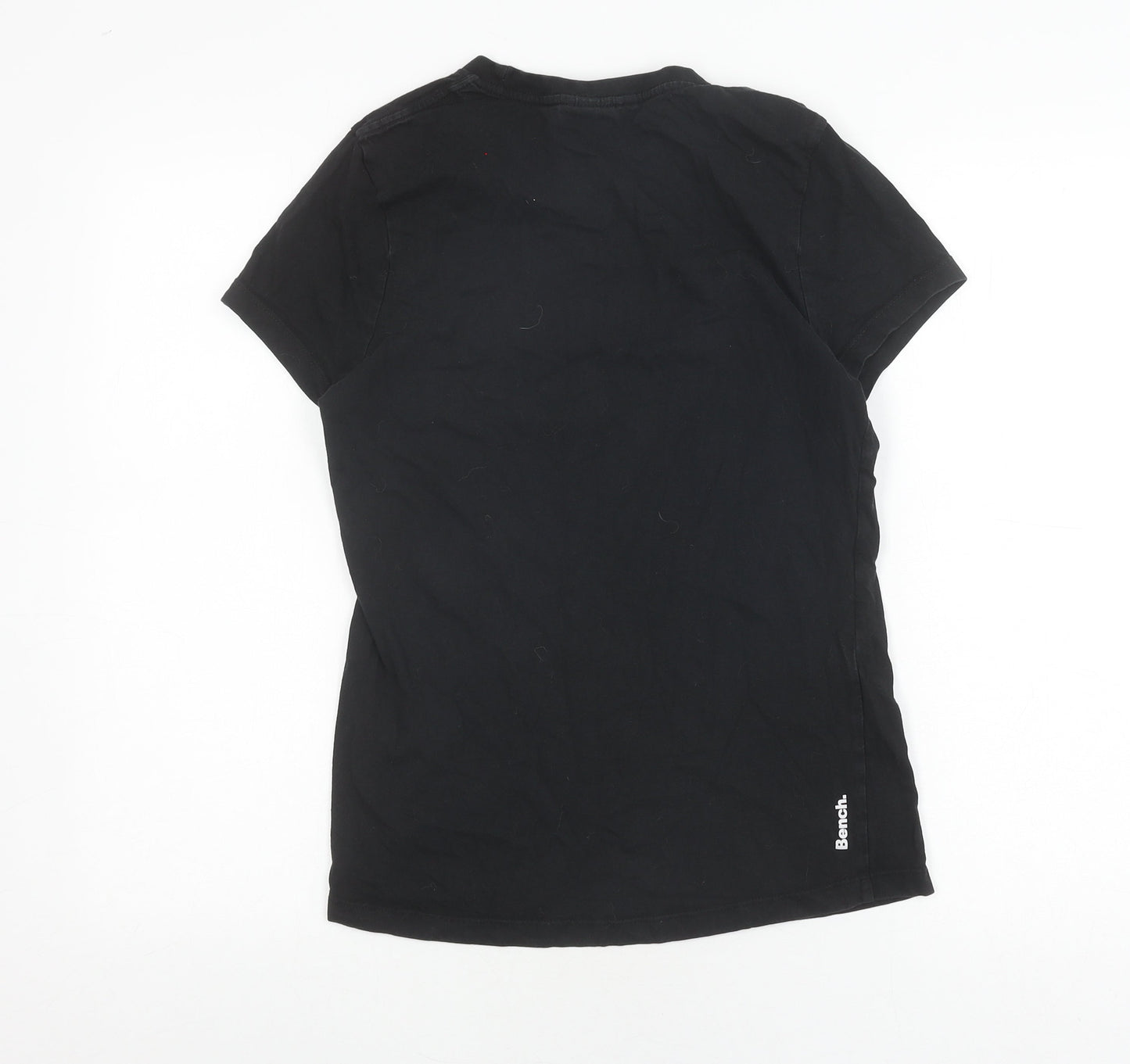 Bench Women's Black Basic T-Shirt L Casual