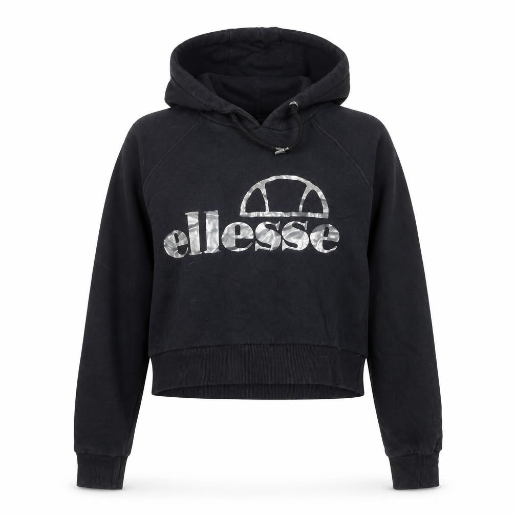 Womens UK 8 Regular ellesse Black Pullover Hoodie