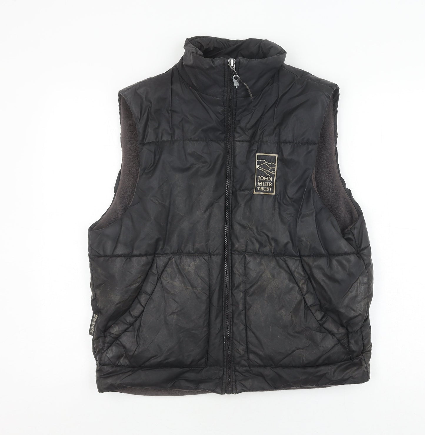 Result Men's Black Puffer Waistcoat, M - Outdoor Casual