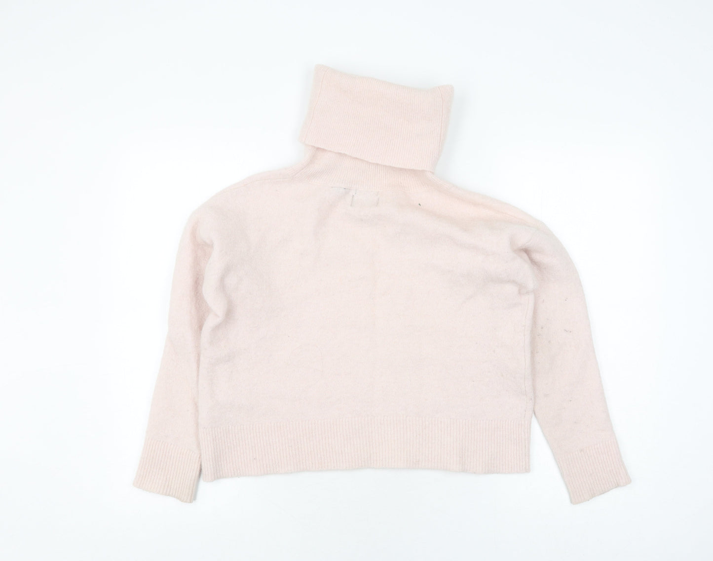 Superdry Women's Ivory Roll Neck Jumper Size 12