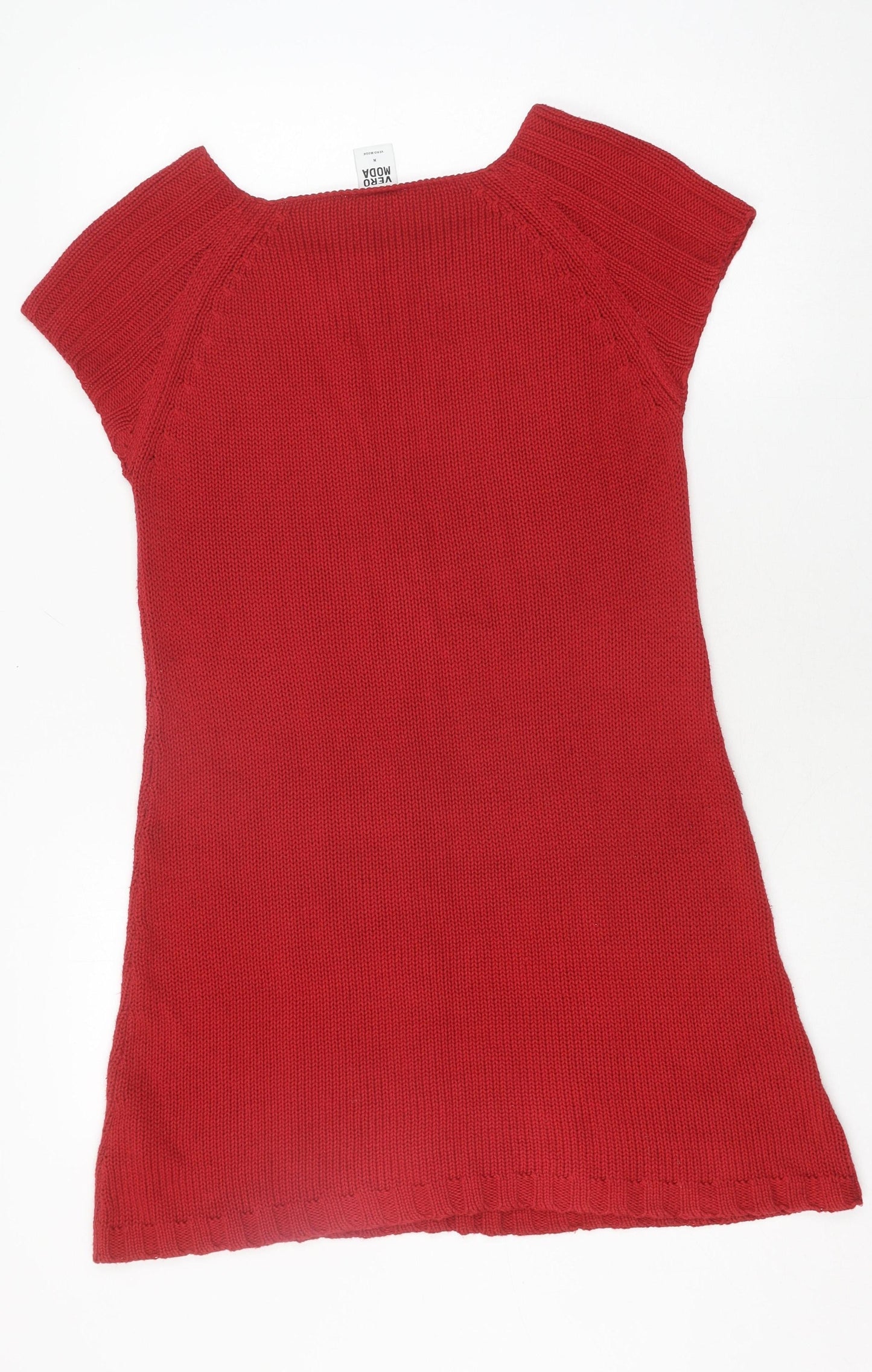 Vero Moda Women's Red Jumper Dress M Knit