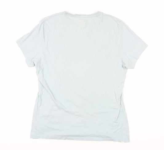 Disney Unisex Blue XL T-Shirt, Cartoon Jersey Style