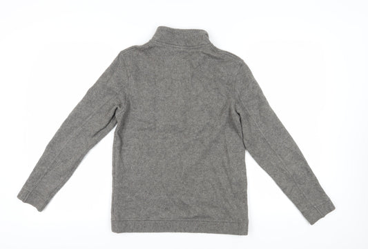 Merrell Men's Grey S Henley Jumper with Buttons