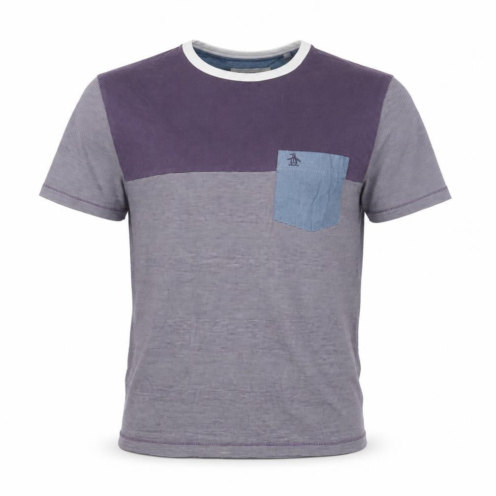 Penguin Men's Multicoloured Colourblock T-Shirt M