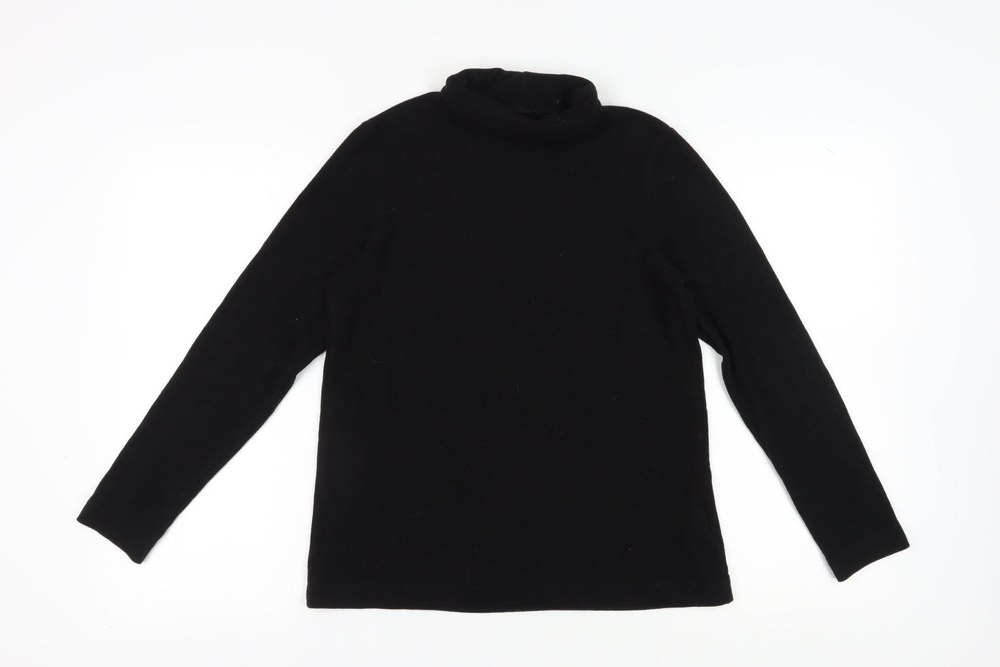 Uniqlo Women's Black Lightweight Pullover Sweatshirt, L