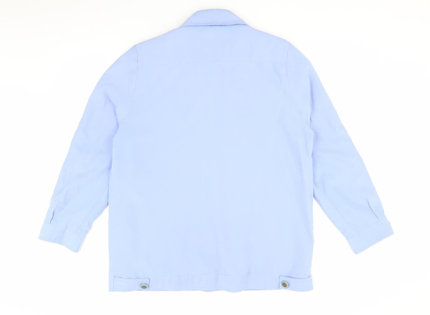 Klassik Women's Blue Cotton Jacket Size 14 - Casual Classic