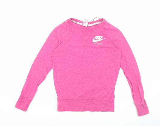 Nike Women's Pink Pullover Sweatshirt XS Lightweight