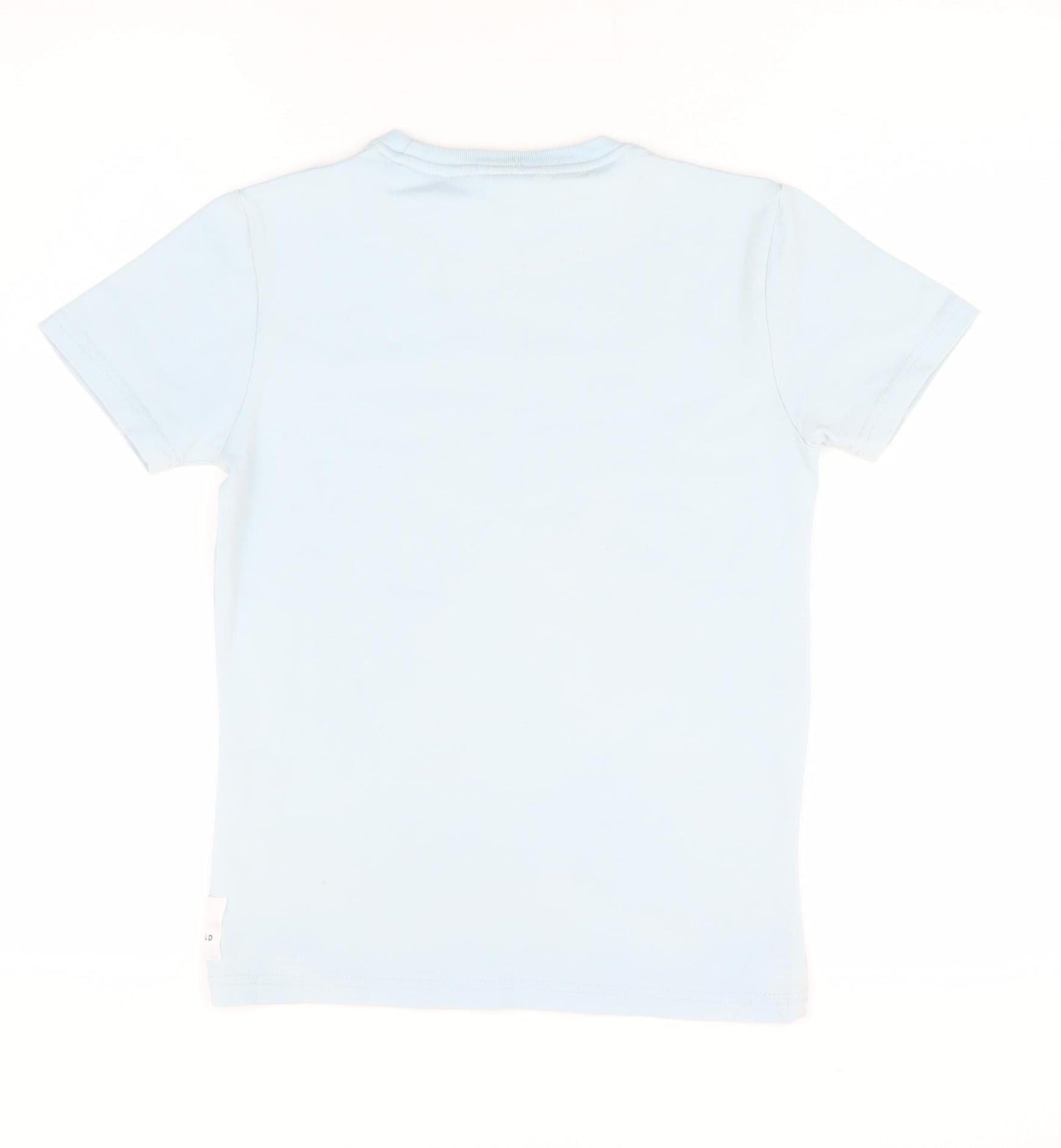 Holyfield Girls Blue XS Basic T-Shirt with Logo