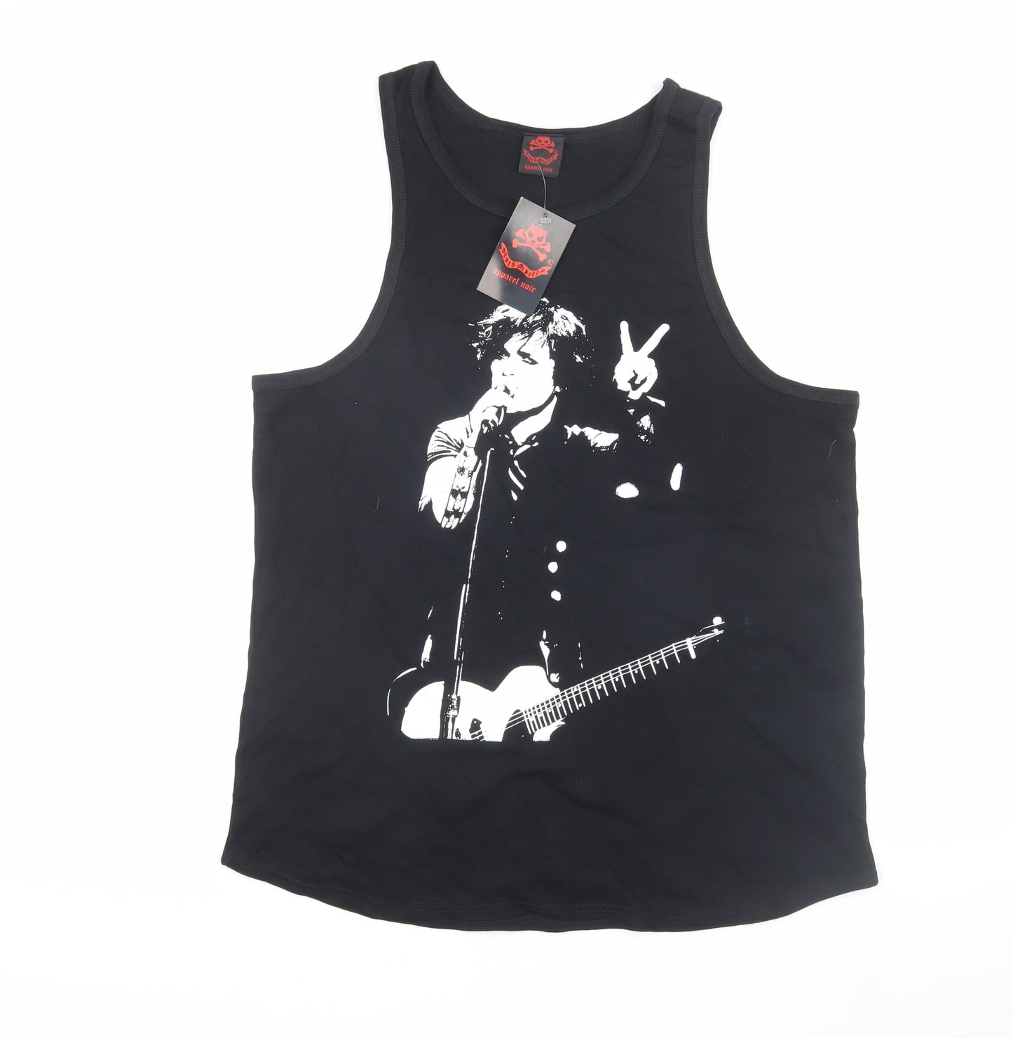 Death Kitty Black Music Tank Top - Women's Adults Size 16