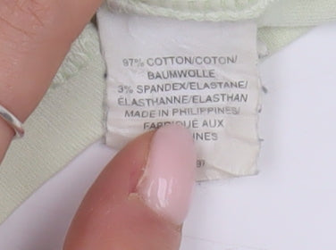 GAP Womens Green XS Basic Long Sleeve T-Shirt