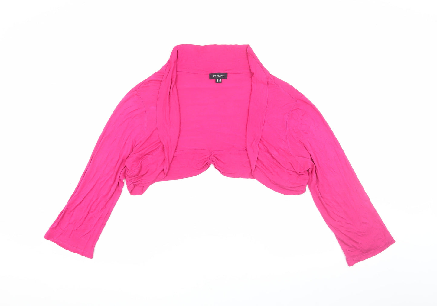 Pomodoro Women's Pink Shrug Size 16 Long Sleeve
