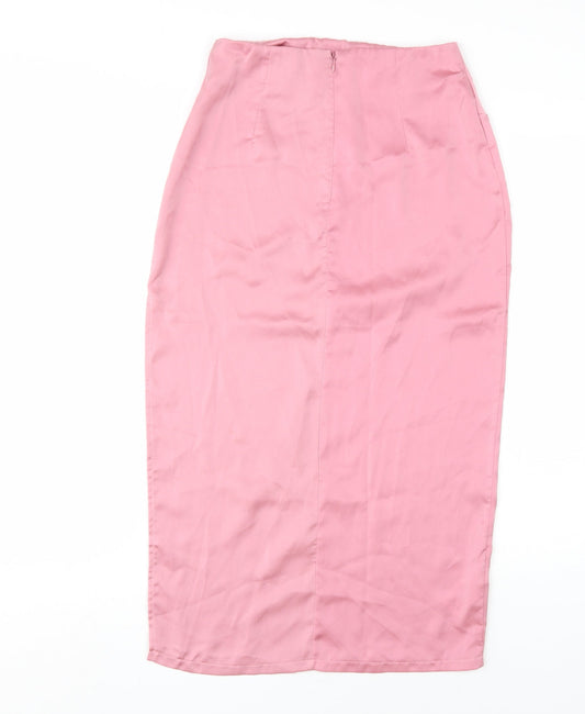 Club L Women's Pink Pencil Midi Skirt Size 8