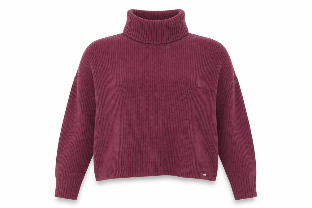 Womens UK XS Regular Hollister Purple Pullover Chunky-Knit