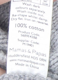 Mamas & Papas Grey Cardigan for Unisex 9-12 Months