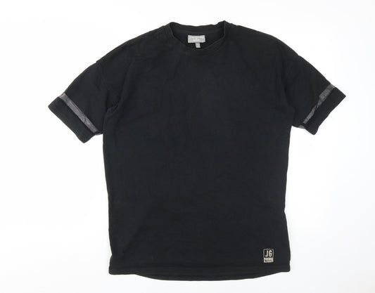 Bench Black XS Unisex T-Shirt - Casual Crew Neck