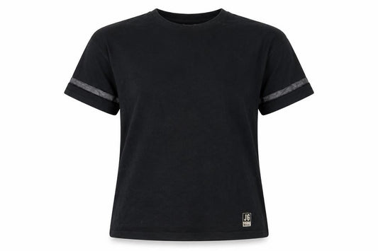 Bench Womens Black XS T-Shirt - Casual Crew Neck