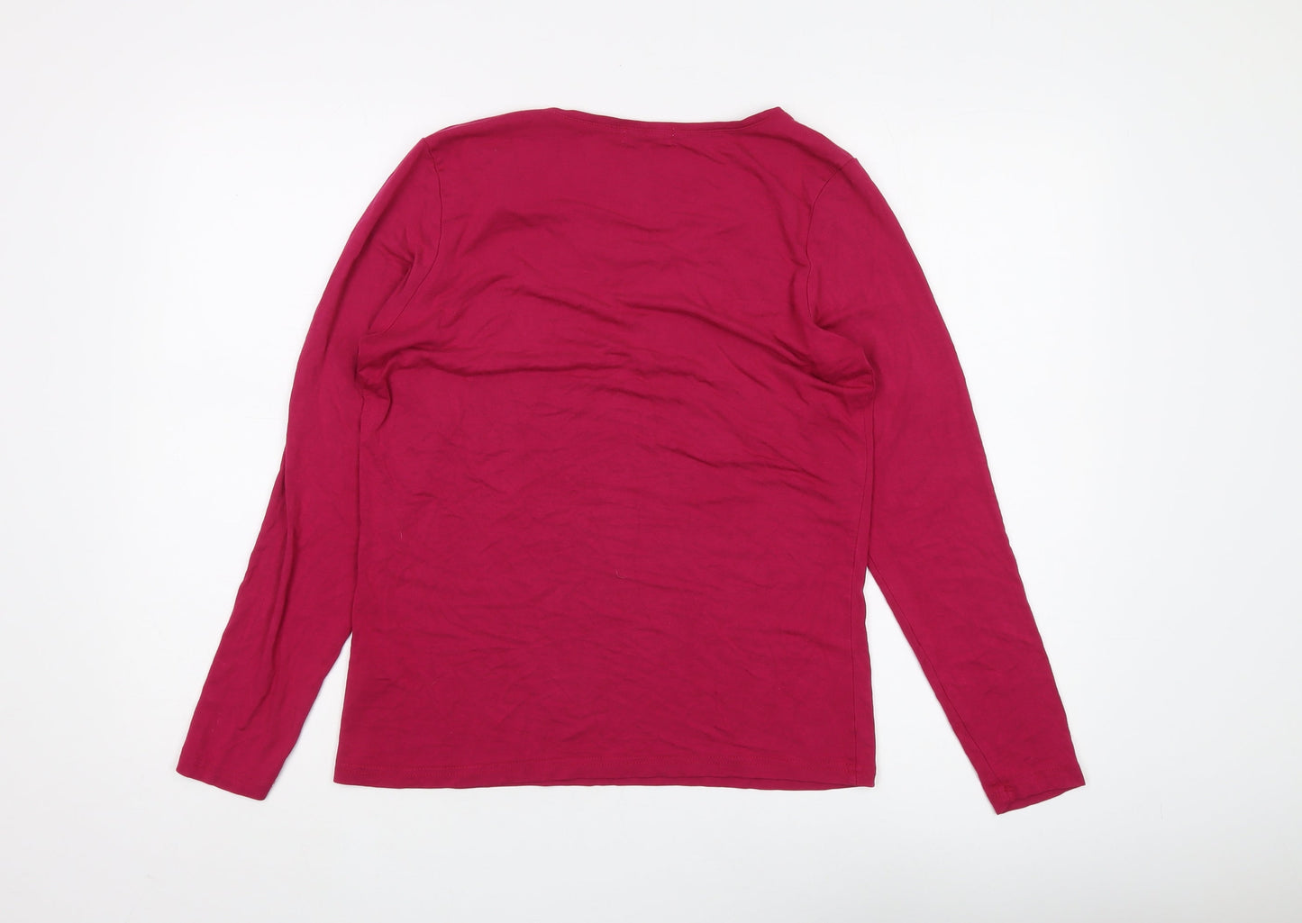 Micha Women's Red Long Sleeve Studded Blouse