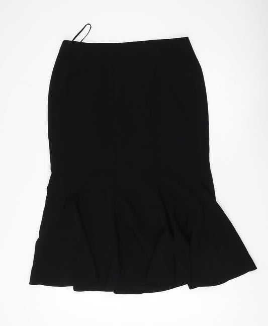 Libra Women's Black Trumpet Skirt Size 14