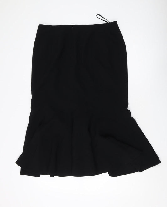 Libra Women's Black Trumpet Skirt Size 14