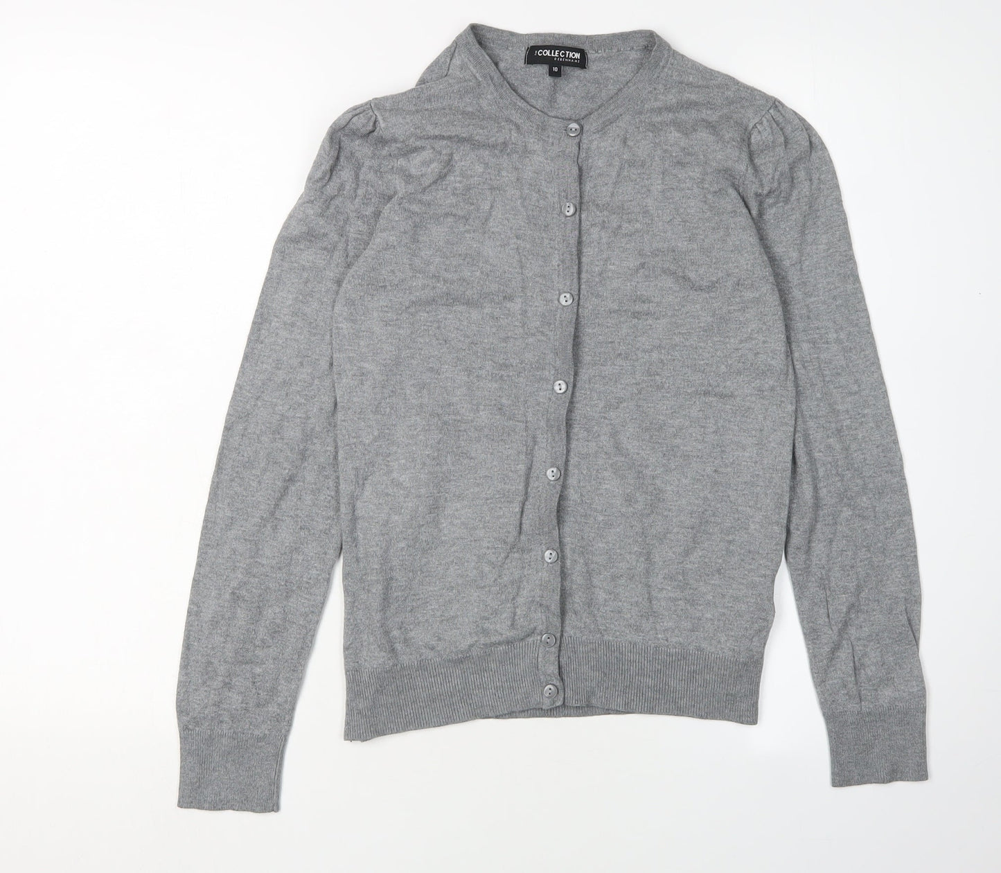 Debenhams Grey Women's Cardigan Size 10