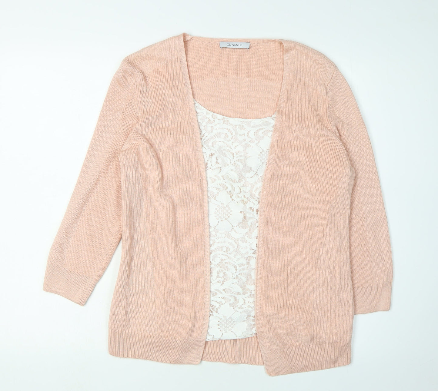 Marks and Spencer Women's Pink Cardigan Size 12