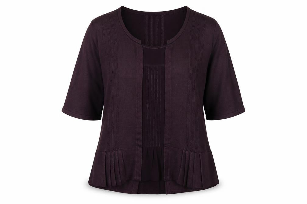 Marks and Spencer Women's Purple Cardigan Size 12