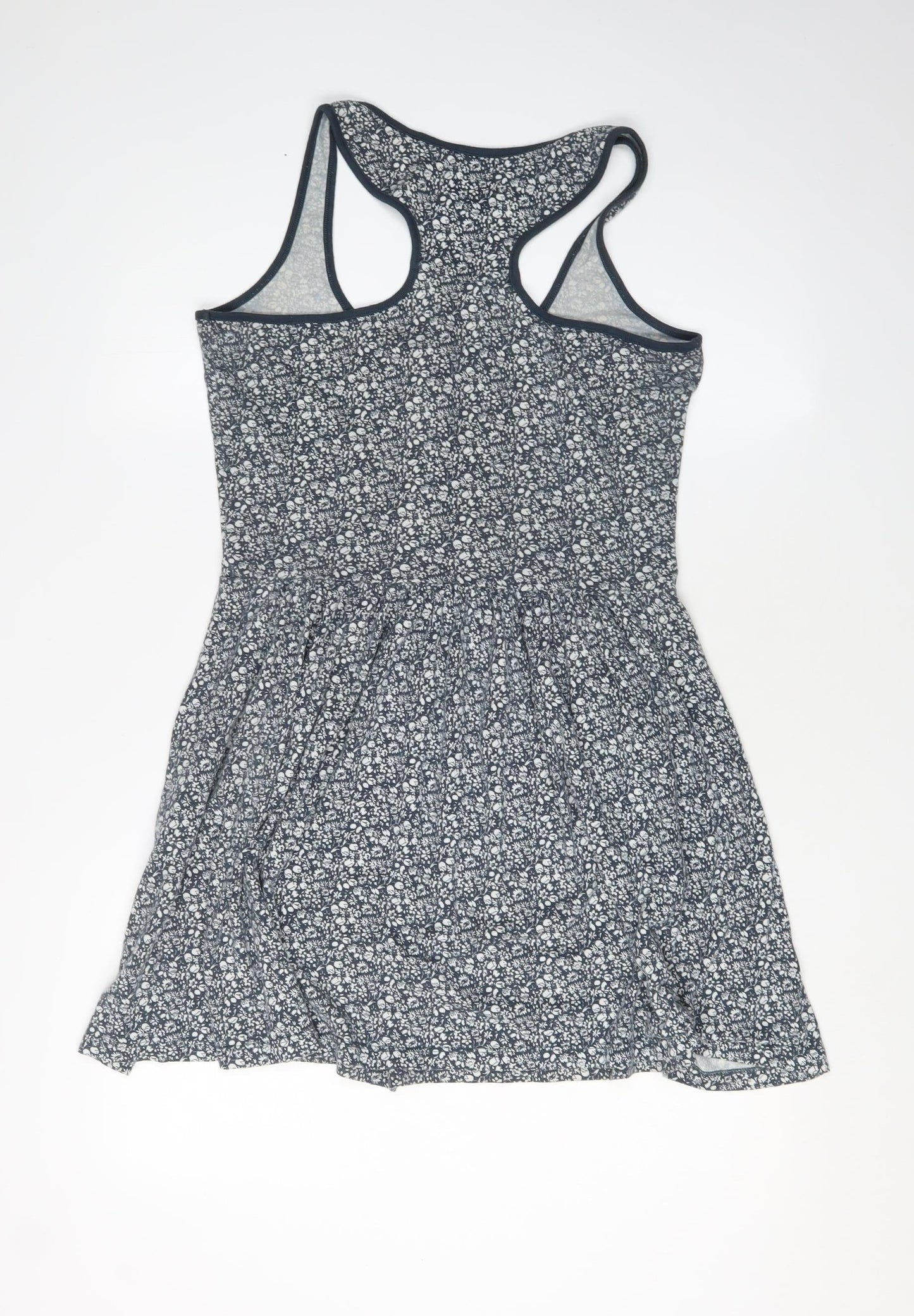 Jack Wills Women’s Blue Floral Skater Dress Size 10