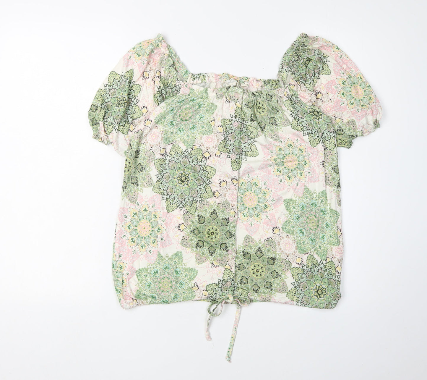 FatFace Women's Multicoloured Blouse, UK 8, Viscose Blend, Floral