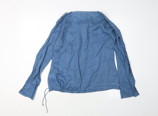 Ted Baker Women's Blue Long Sleeve Top, Size 6