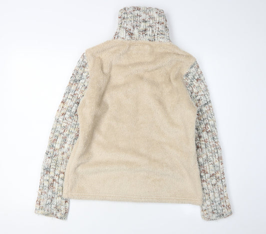Marks and Spencer Women's Beige Mid-Length Knit Jacket M