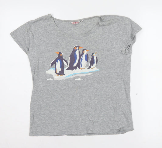 Cath Kidston Women's Grey T-Shirt, Size S, Casual