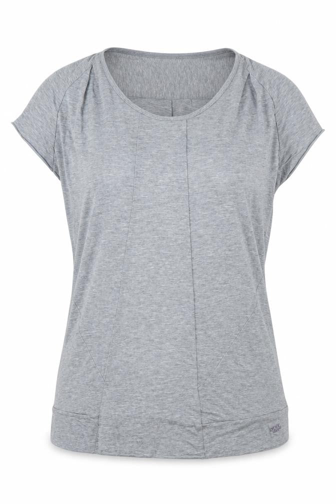 Womens UK Size S DKNY Jeans Grey Cotton Blend T-Shirt