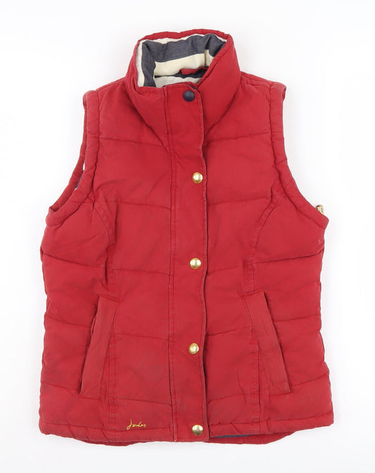 Joules Women's Red XS Puffer Waistcoat