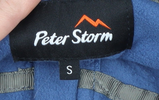 Peter Storm Men's Blue 1/2 Zip Fleece Sweatshirt - S