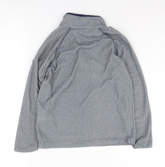 Regatta Boys Grey 1/2 Zip Sweatshirt Size 10 Years