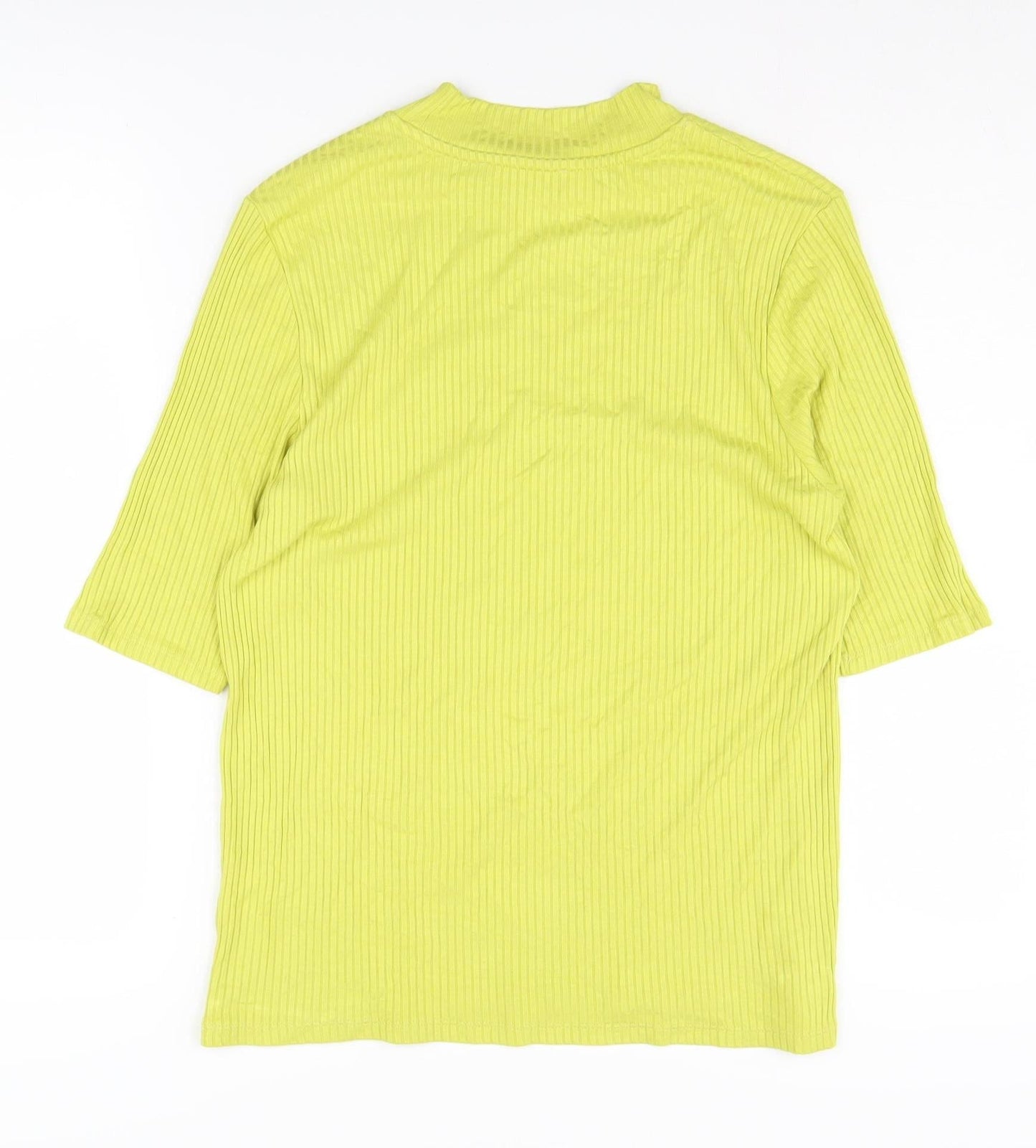 Marks and Spencer Women's Green Mock Neck Top