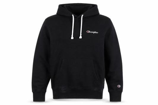 Unisex Adults UK L Regular Champion Black Pullover Hoodie