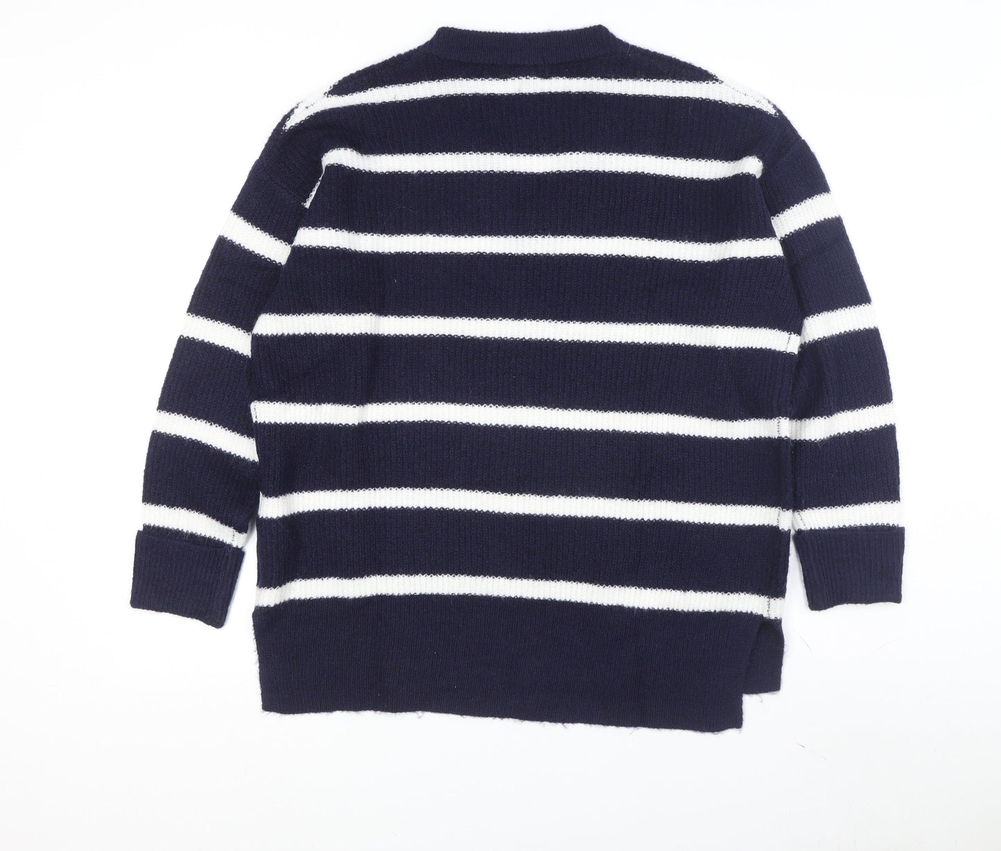 JD Williams Women's Blue Striped Pullover Jumper, Size 12