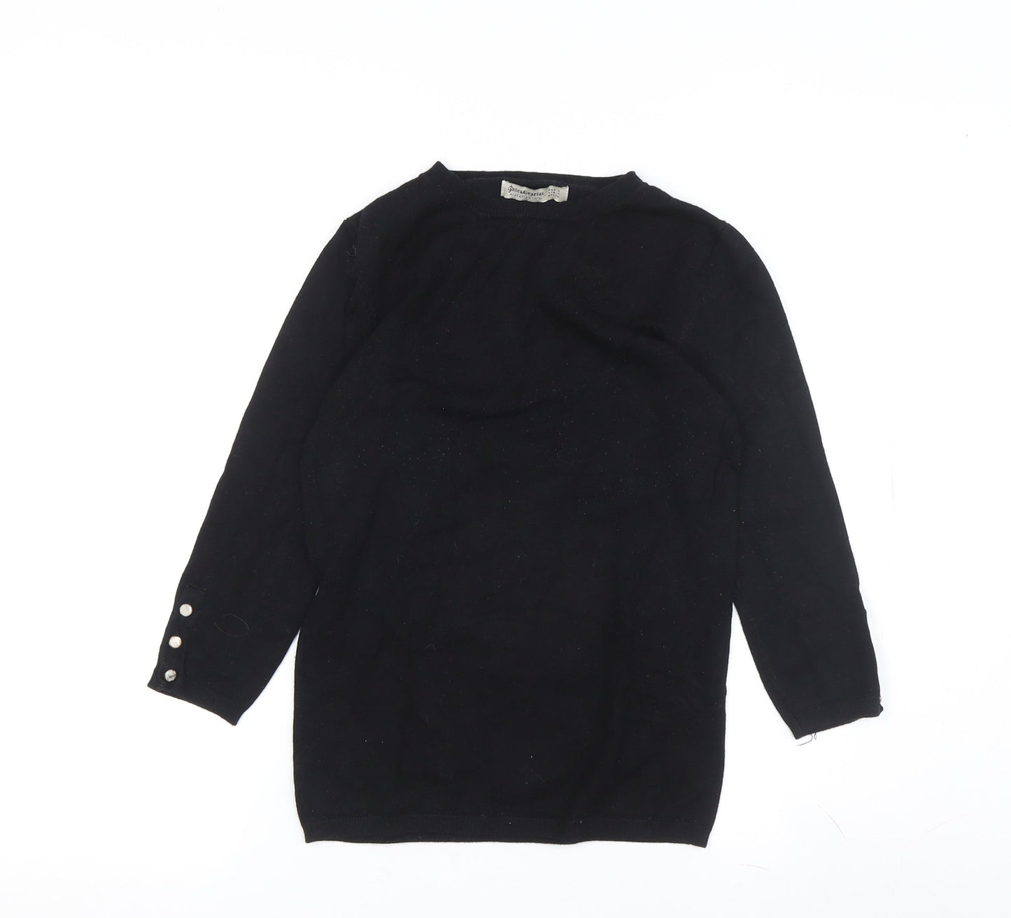 Stradivarius Women's Black Pullover Jumper Size 10