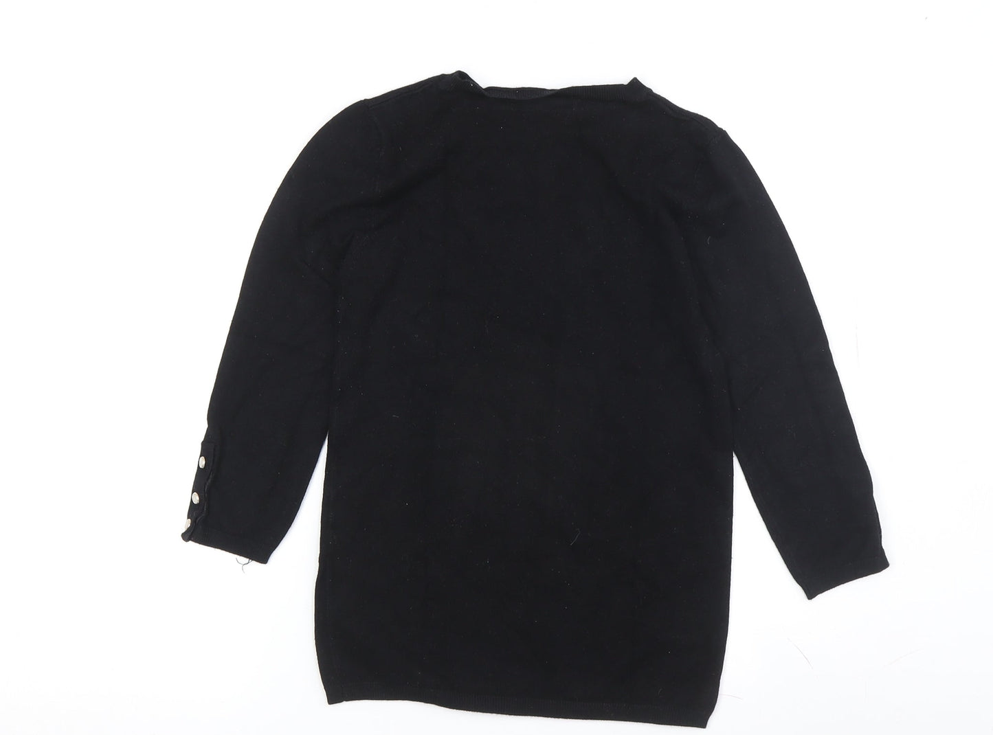 Stradivarius Women's Black Pullover Jumper Size 10