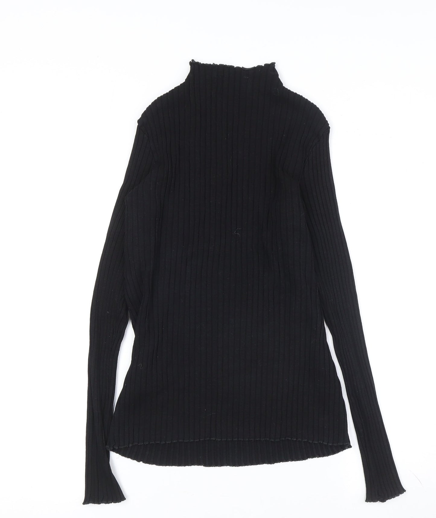 Warehouse Women's Black Mock Neck Slim Jumper