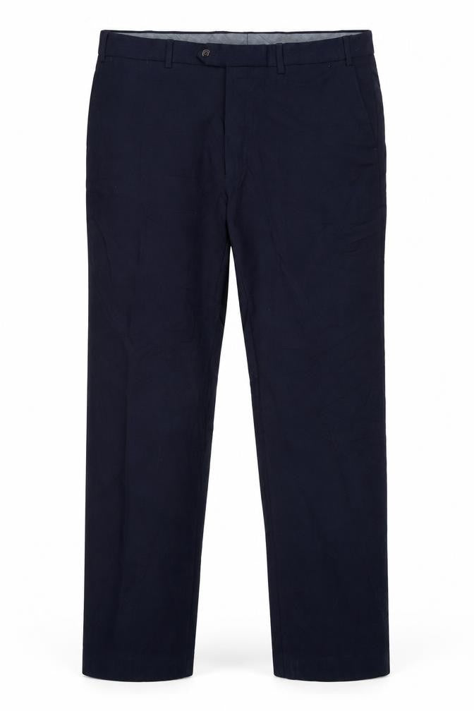 Marks and Spencer Men's Blue Wool Dress Pants