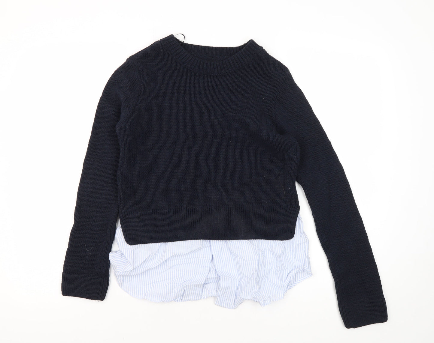 Stradivarius Women's Black Knit Pullover Jumper S